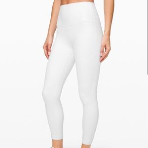 Lululemon Align High-Rise Pant 25” white leggings